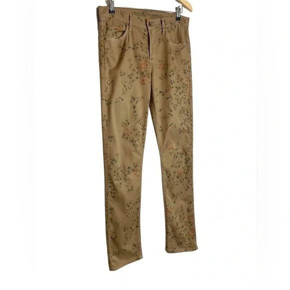 Citizens Of Humanity | Mandy Jeans High Waist Retro Slim Roll Up Floral - Picture 5 of 12